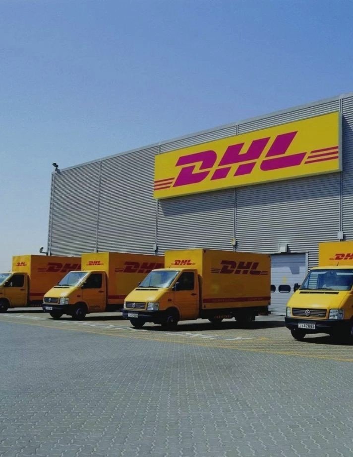 DHL Express fleet handling international shipping