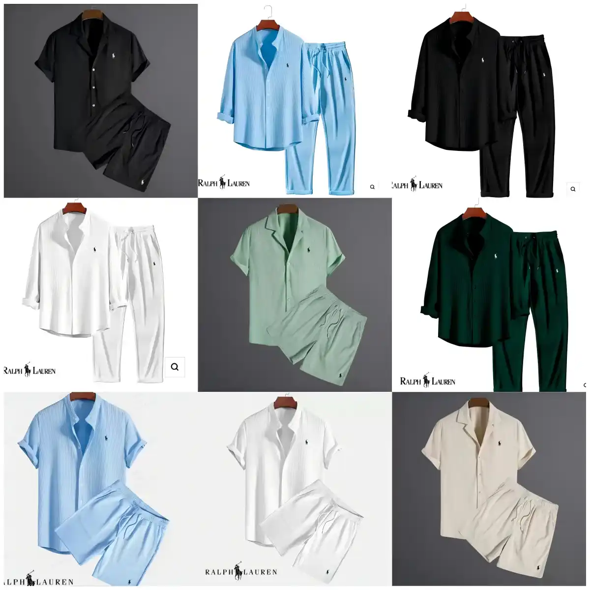 Ralph Lauren t-shirt Shorts Hoodie pants Suits